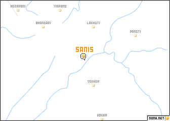 map of Sanis