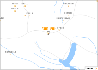 map of Sāniyah