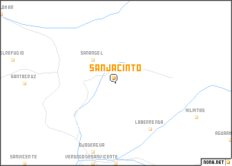 map of San Jacinto