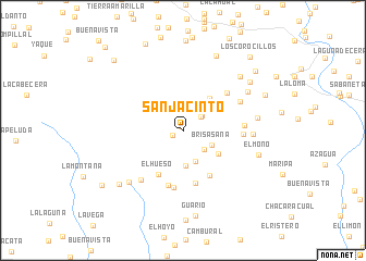 map of San Jacinto