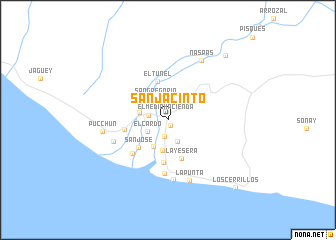 map of San Jacinto