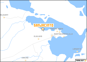 map of San Jacinto