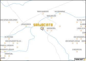 map of San Jacinto