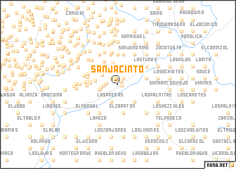 map of San Jacinto