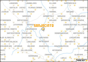 map of San Jacinto