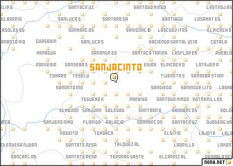 map of San Jacinto