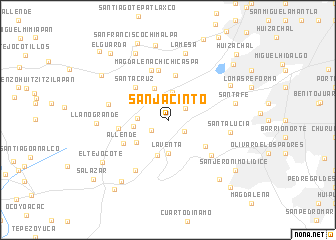 map of San Jacinto