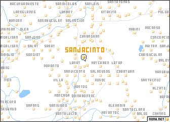 map of San Jacinto