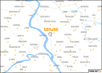 map of Sanjae