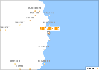 map of Sanjahina