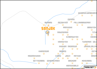 map of Sanjak