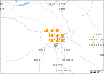 map of Sanjama