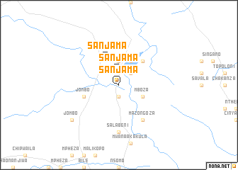map of Sanjama