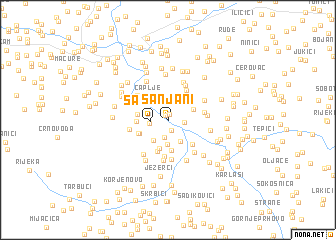 map of Sanjani