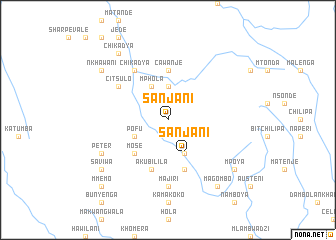 map of Sanjani