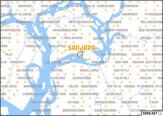 map of Sanjara