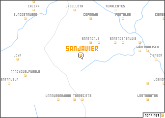 map of San Javier