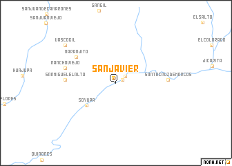 map of San Javier