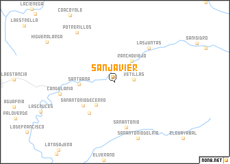 map of San Javier