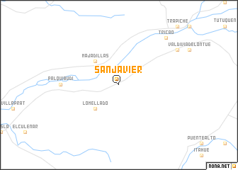 map of San Javier