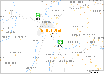 map of San Javier