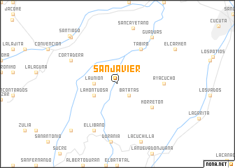 map of San Javier