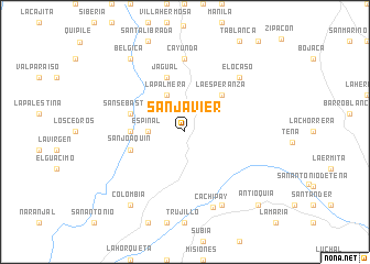 map of San Javier