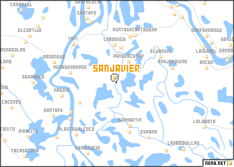 map of San Javier
