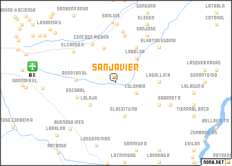 map of San Javier