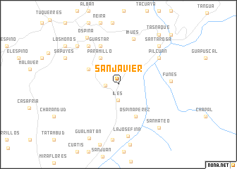 map of San Javier