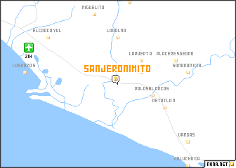 map of San Jeronimito