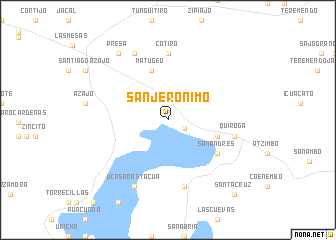 map of San Jerónimo