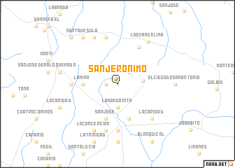 map of San Jerónimo