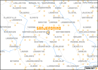 map of San Jerónimo