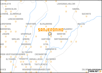 map of San Jerónimo