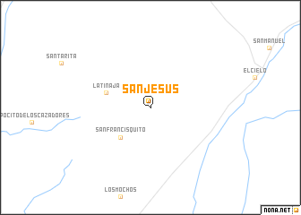 map of San Jesús