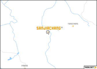 map of Sanjiachang