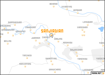map of Sanjiadian