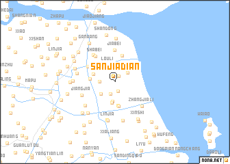 map of Sanjiadian