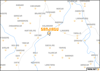 map of Sanjiadu