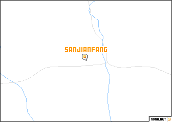 map of Sanjianfang