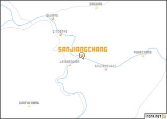 map of Sanjiangchang