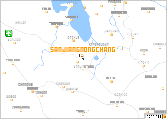 map of Sanjiangnongchang