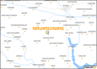 map of Sanjiangzhuang