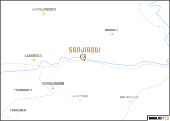 map of Sanjiaodi