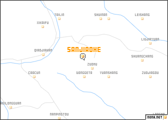 map of Sanjiaohe