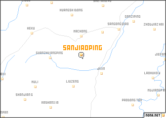 map of Sanjiaoping