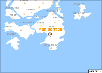 map of Sanjiaotan