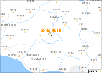 map of Sanjiaotu