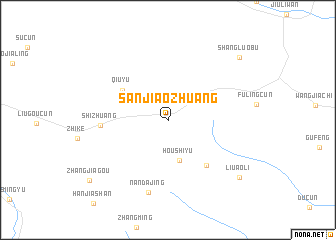 map of Sanjiaozhuang